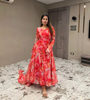 Designer Summer Collection Anarkali Suit in Fancy Style