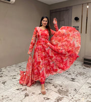 Designer Summer Collection Anarkali Suit in Fancy Style