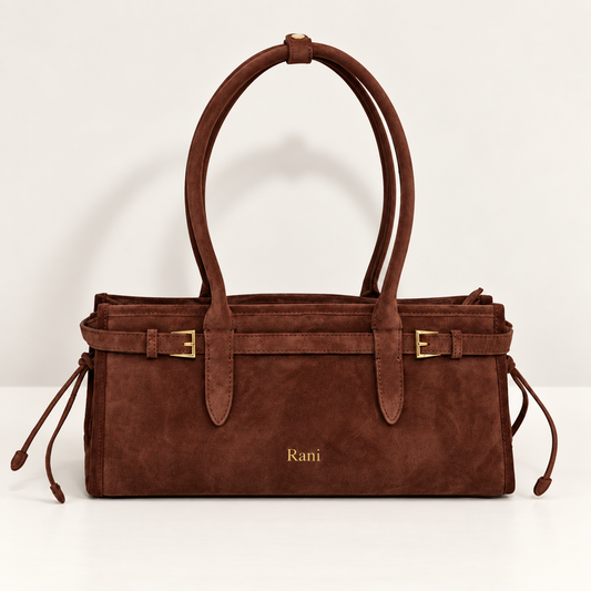 Amara Suede Shoulder Bag